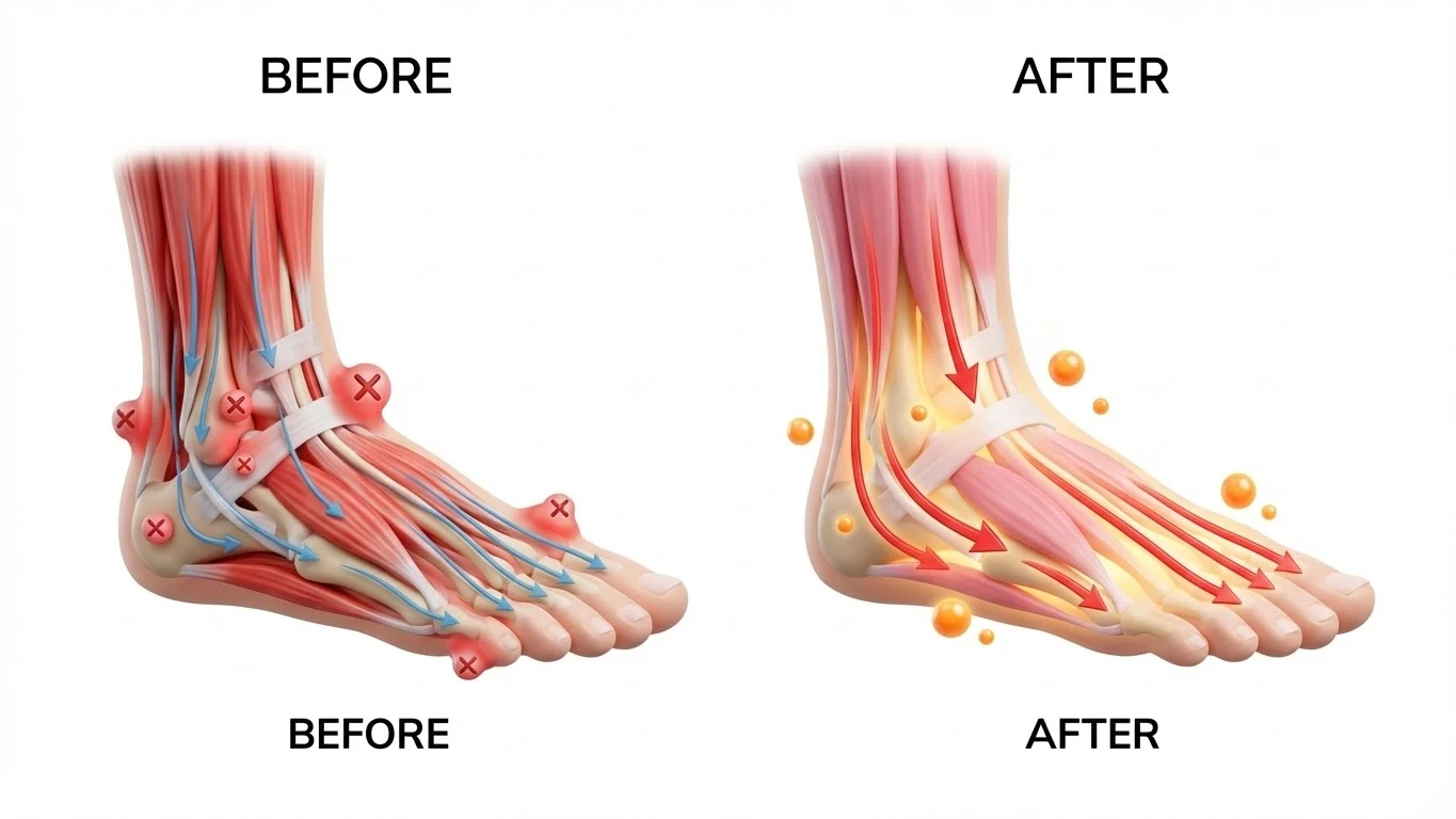 Eliminating foot puffiness and daily fatigue with FootRenew